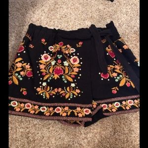 Zara Embroidered Skort
